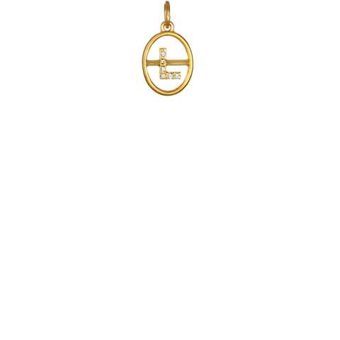 "L" Chloe Initial - Gold