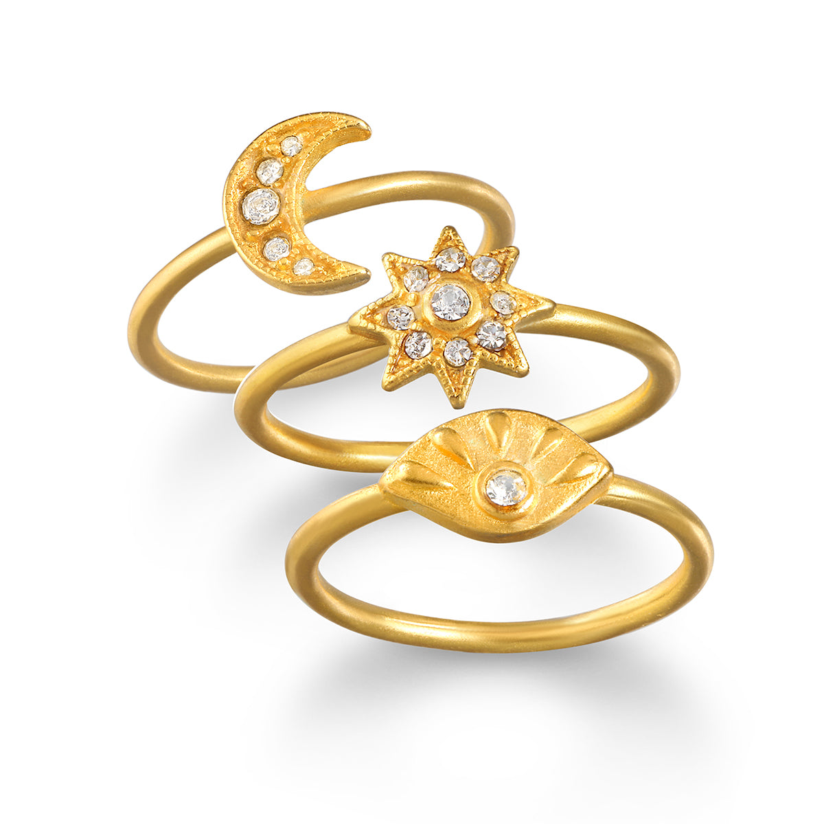 Myth and Magic Ring Trio | Sequin