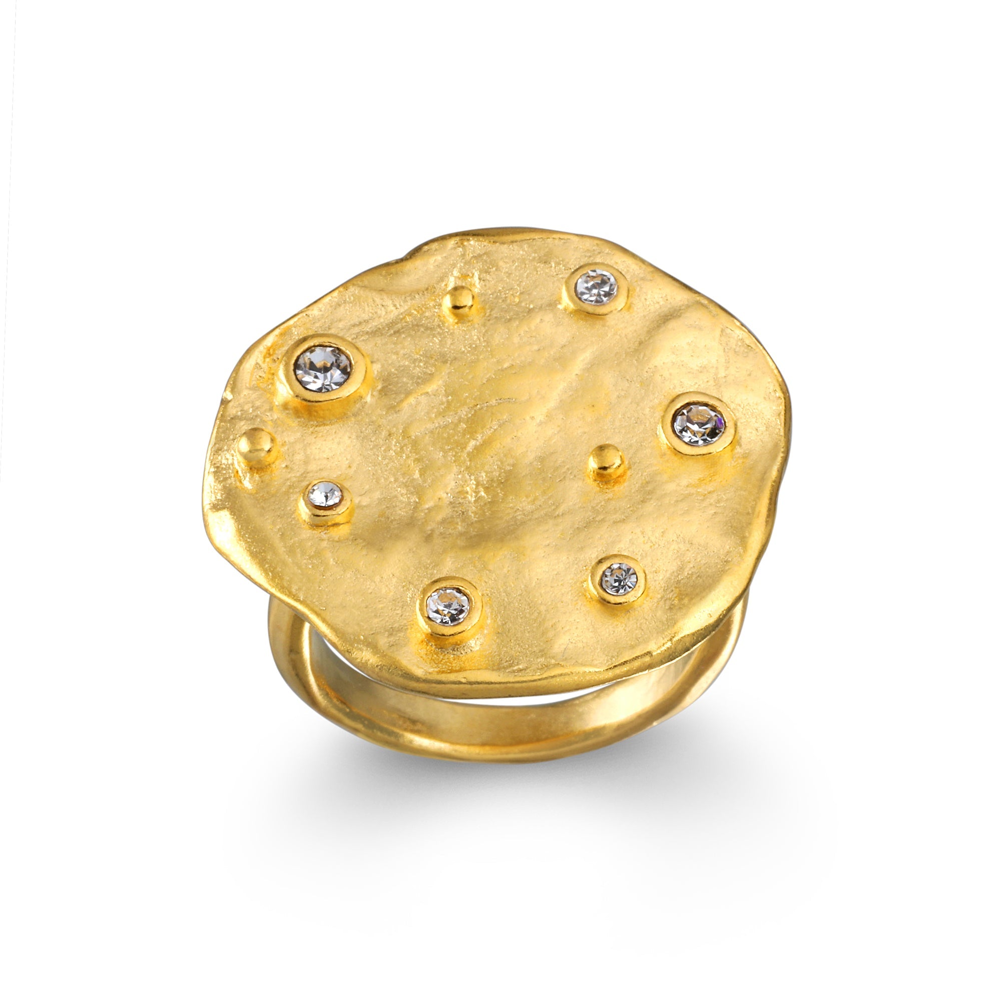 Ripple Disc Ring | Sequin