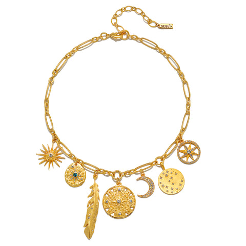 Ryan Statement Charm Necklace