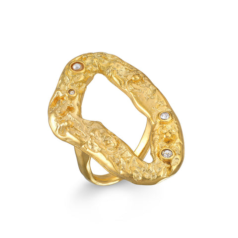 Sandbar Statement Ring