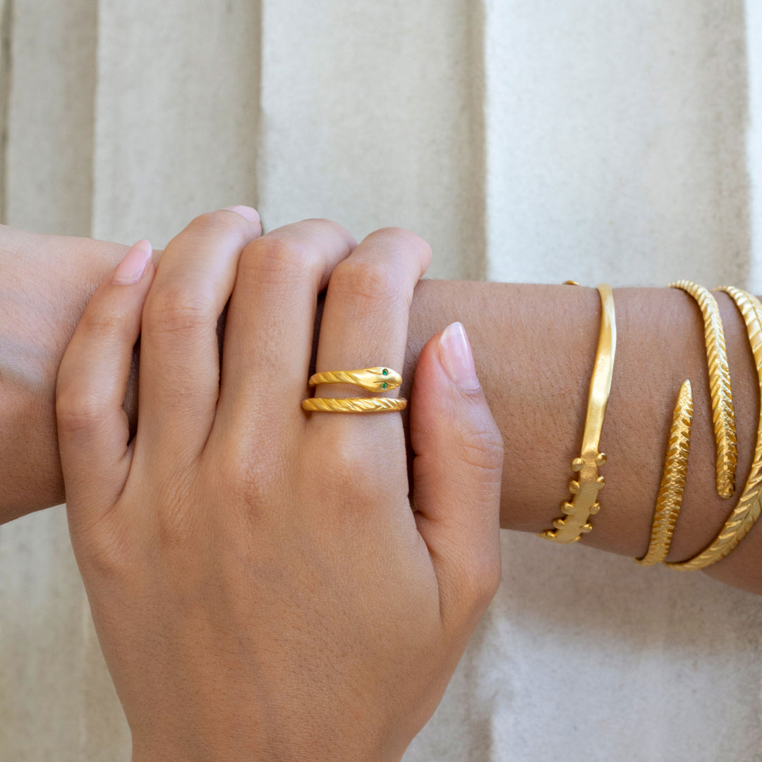 Roman Snake Ring | Sequin