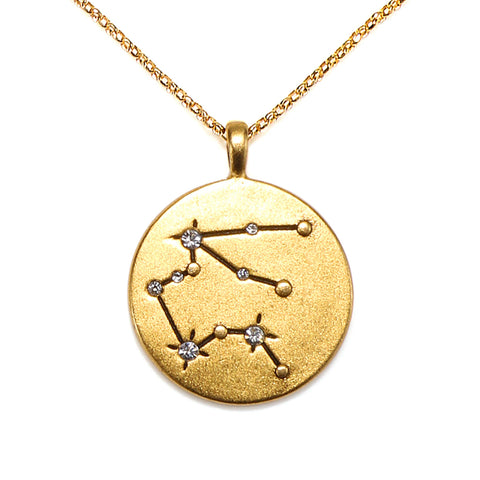 Celestial Star Maps Necklace- Gold