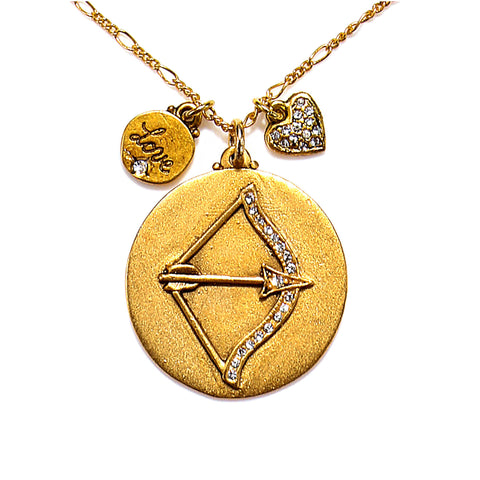 "Cupid's Bow" Talisman Necklace