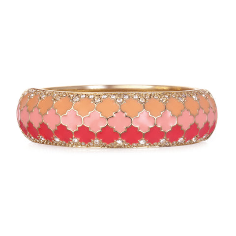 Tuile Coral Wide Bangle Bracelet