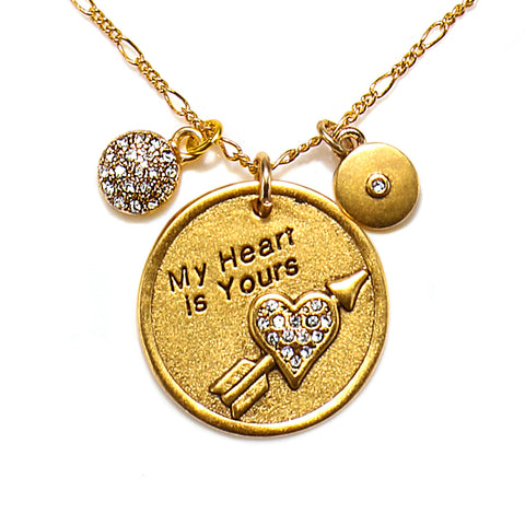 "My Heart is Yours" Talisman Necklace